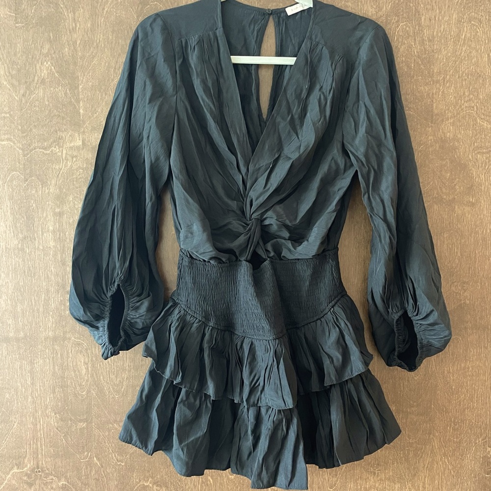 Pookie and Sebastian Black Romper Size small